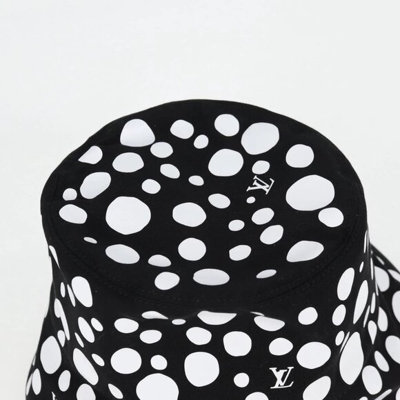 LOUIS VUITTON LVxYK Reversible Chapeau Infinity Hat Black M7072S Auth 138968A - Picture 5 of 12